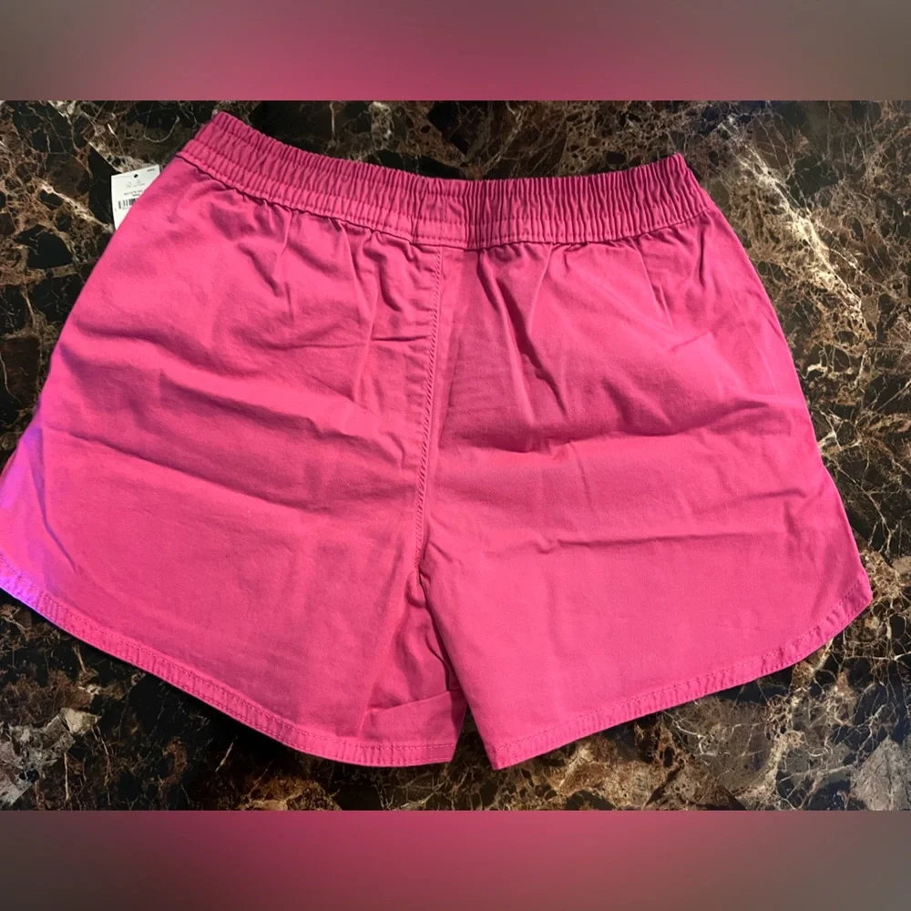 BOGO GAP EUC Girls Hot Pink Cotton Shorts Sz Med Pull On Elastic Waist Pockets
